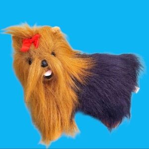 Vintage Russ Berrie Yorkie YorshireTerrier Truffles Dog Plush Stuffed Animal 12"